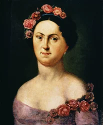 Portret van Avdotia Istomina, 1830s